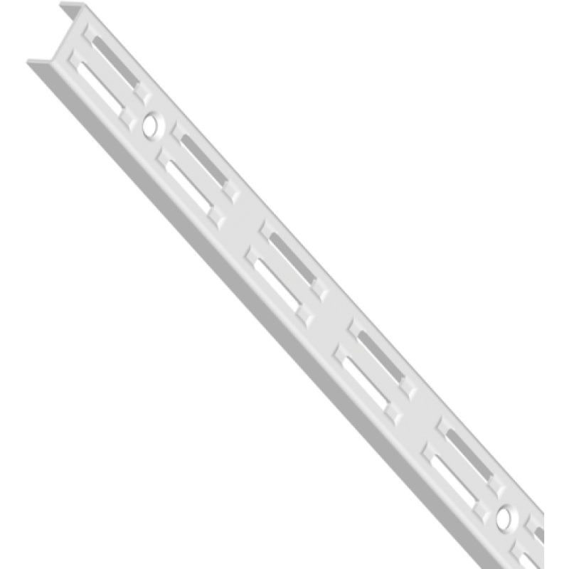Wandschiene 12 x 16 x 12 mm, L: 1000 mm, signalweiß